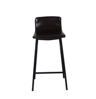 Chaises de bar en cuir PU pour cuisine, design moderne et économique, pieds en métal hauts, écologiques, légères, usage commercial