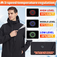 Manteau chauffant électrique léger hiver coupe-vent veste chauffante électrique pour l'hiver chasse en plein air ski