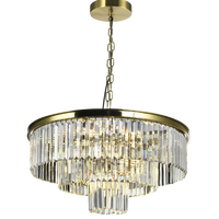 Lustre en cristal moderne et luxueux, style nordique, pour salon, chambre à coucher, restaurant, hôtel, villa
