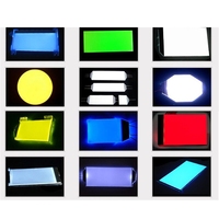 Panel LED Electroluminiscente Retroiluminado de Tamaño Personalizado, 10 Colores RGB, Grado A, para Publicidad, Oficina y Uso en Computadoras