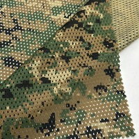 Nouvelle Arrivée 2026 Tissu Imprimé Ripstop 120 g/m² Vert Camouflage Jungle Imperméable Tactique pour Casque, Vêtement et Serviette avec Maille Moyenne