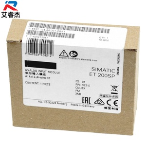Nuevo Módulo de Entrada Analógica Original 6ES7134-6GD01-0BA1 AI 4XI 2-/4-Wire ST 24VDC SIMATIC ET 200SP PLC IO 6es7134-6gd01-0ba1 - Product Image 2