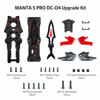 Châssis FPV Axisflying Manta5 Pro DC 5 pouces, châssis Wide X Freestyle pour unité aérienne O3, kit de quadricoptère RC