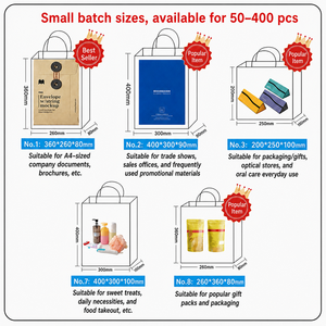 Bolsas de <span class=keywords><strong>Cartulina</strong></span> Blanca Personalizadas con Asas de Cuerda Trenzada, Impermeables, para Compras, Regalos, Supermercados y Comercios - Product Image 3