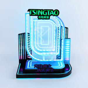 Mingxin Barware Estante de exhibición con luz LED Tsingtao Presentador de una botella de cerveza Botella Presentador glorificador - Product Image 3