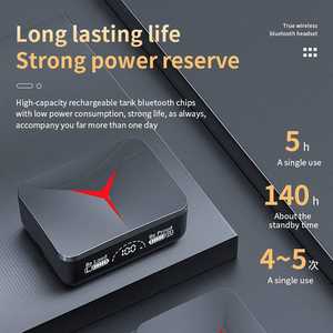 2023 M90 Pro TWS หูฟังไร้สายอินเอียร์ทรูไวเลสสสเตอริโอไร้สาย M90ฟันสีฟ้าสำหรับเล่นกีฬา - Product Image 3