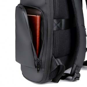 Mochila para Portátil de Moda al por Mayor, Mochila Impermeable para Portátil, Multifuncional, Ligera, de PU, para Hombre - Product Image 3