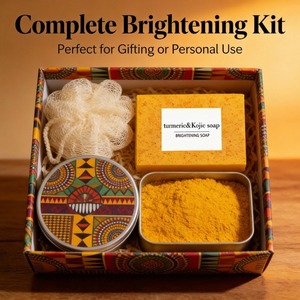 Jabón Aclarante de Cúrcuma, Limón y Ácido Kójico, Jabón Exfoliante para Manchas Oscuras y Tono de Piel Uniforme - Product Image 2