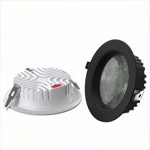 ไฟดาวน์ไลท์แบบฝัง CCT LED DIP ปรับหรี่แสงได้ ป้องกันแสงสะท้อน ดีไซน์บางเฉียบ มาตรฐาน IP33 สำหรับใช้ภายในอาคาร พร้อมการรับประกัน 2 ปี - Product Image 1