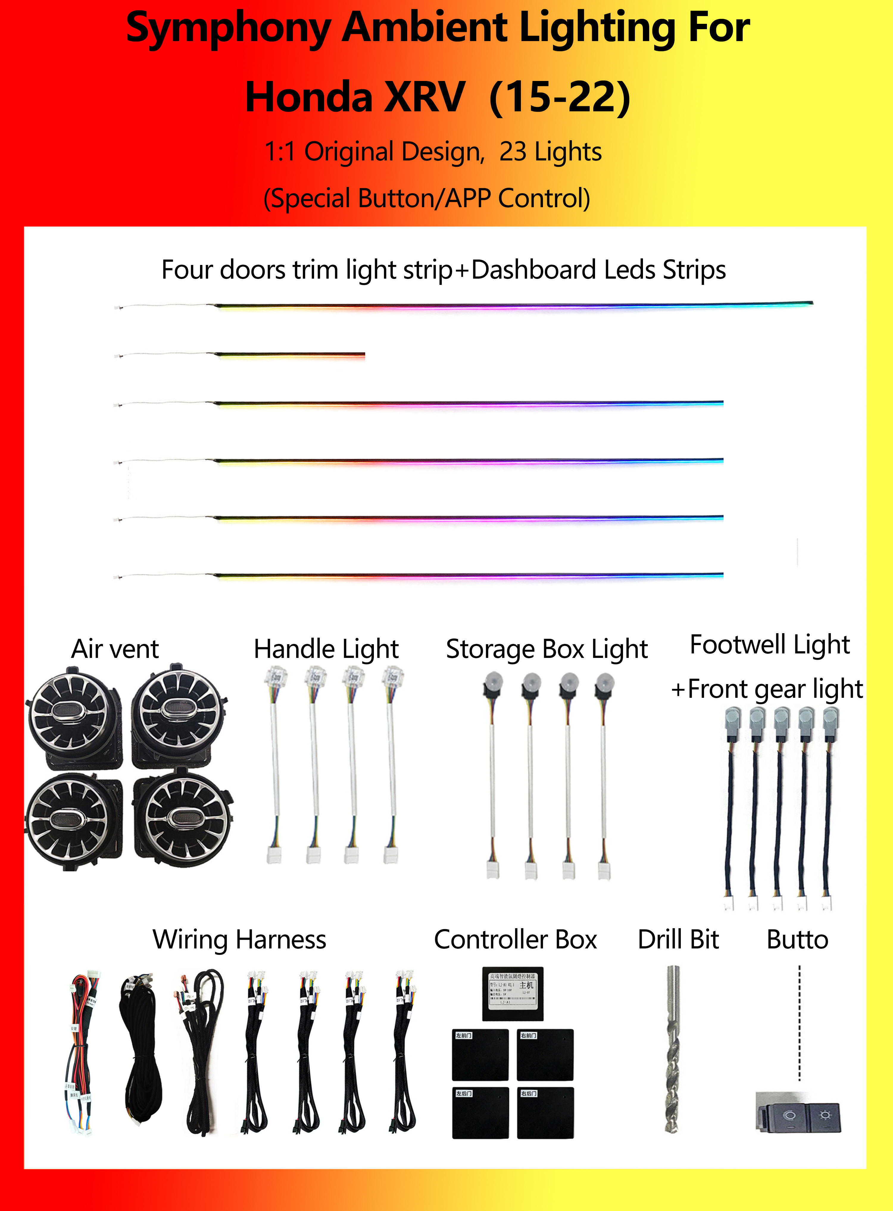 Honda XRV Symphony 23 Lights