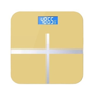 เครื่องชั่งน้ำหนักอัจฉริยะอิเล็กทรอนิกส์ รับน้ำหนักได้ 180 กก. ชาร์จผ่าน USB สำหรับใช้ในบ้าน รูปทรงสี่เหลี่ยมผืนผ้า พร้อมหน้าจอแสดงผลแบบมีไฟพื้นหลัง - Product Image 4