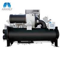 Refroidisseur d'eau centrifuge ARKREF R134a, système de refroidissement industriel 100RT-6000RT, équipement refroidi par eau
