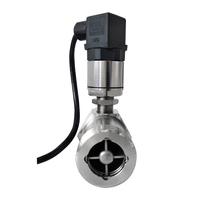 Débitmètre à turbine pour liquides, essence, méthanol, diesel, carburant, sortie 4-20 mA, acier inoxydable 304
