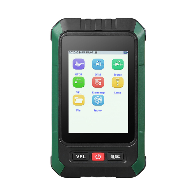 COMPTYCO AUA-18U/18A Optical Time Domain Reflectometer 80KM 20dB 6in1 Multifunctional Online Testing 1550nm 3.5 Inch Mini OTDR