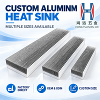 Profilé en aluminium extrudé pour dissipateur thermique, usinage de profilés en aluminium extrudé pour amplificateur audio, fournisseur direct d'usine
