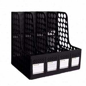 Desktop Plastic Magazine Racks Desk Magazine Organizers Plastic <b>File</b> Organizers Magazine <b>Storage</b> Holders for Office Home School - Product Image 1