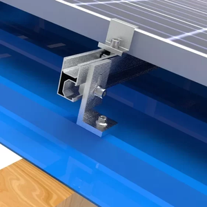 Alüminyum Alaşımlı L Ayaklı Braket Güneş Enerjisi PV Metal Çatı Paneli Montaj Sistemi Bileşenleri - Product Image 1