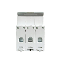 Disjoncteur miniature LINZIELE M80 homologué CE 3P C25 25A 230V 400V 6KA sur rail DIN pour distribution d'énergie industrielle
