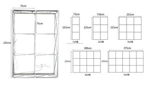 Aozhan tùy chỉnh 10ft LED hộp ánh sáng backlit pop-up hiển thị thương mại hiển thị thiết bị với thiết kế độc đáo biểu ngữ - Product Image 5
