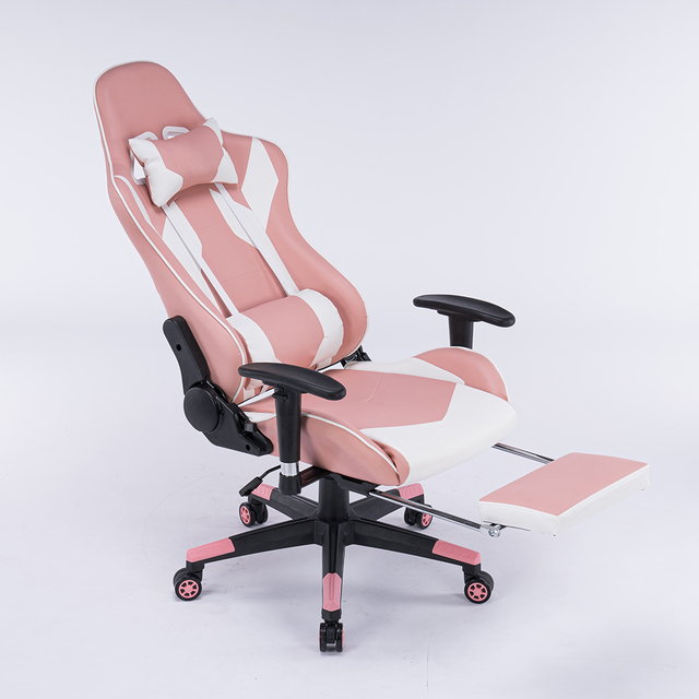 Ergonomic Gaming Chair Reclining PC Gamer Chair Computer Swivel Chair with Footrest