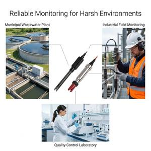 PHC101 Series Digital pH Sensor PHC10101 for Lab and PHC10105 Rugged Field Electrode with Stainless Steel Sleeve - Product Image 5
