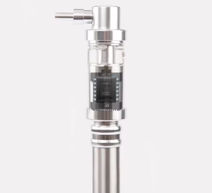 ציוד כיבוי אש 2 ב-1 גלאי עשן וחום בודק ערכת בדיקת אקדח עשן אש משולבת ערכת בדיקה נירוסטה הגנה מפני אש בשדה התעופה - Product Image 1