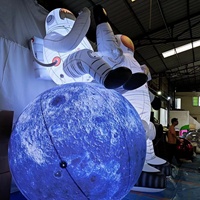 Grands modèles d'astronautes gonflables directs du fabricant, adaptés aux décorations gonflables de la publicité d'événements à thème