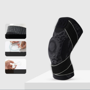 Genouillères de soutien souples réglables pour la musculation et le sport, vente en gros - Product Image 4