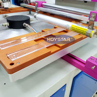 Règle en plastique entièrement automatique machine de sérigraphie imprimante de plaque d'immatriculation de voiture machine de sérigraphie maquina de serigrafia plana