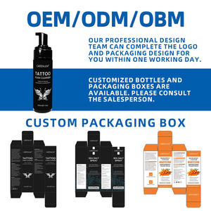 Produits de soin après tatouage OEM, nettoyant moussant pour la peau, logo personnalisé pour salon de tatouage, vente en gros - Product Image 5
