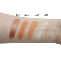 OEM Maßgeschneidertes Kontur-Make-up-Set Palette Kosmetikpuder für Frauen mit Dunklem Hautton Private Label Lidschatten-Set