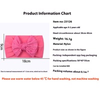 Nouveau-né photographie habiller mignon comme une poupée arc Nylon doux confortable bébé cheveux accessoires grand arc bandeaux