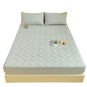 Funda de sábana ajustable acolchada <span class=keywords><strong>Simmons</strong></span>, Protector de colchón antibacteriano respetuoso con la piel, funda de cama gruesa, Protector a prueba de suciedad - Product Image 5