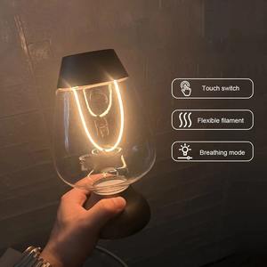 Modern LED Desk Lamp with Touch Charging Creative Night Light for Bedroom Restaurant Bar Flexible Filament Gift for Atmosphere - Product Image 2