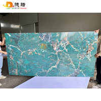 Panneau PS ultra-fin et léger pour murs et plafonds intérieurs avec veinage de marbre naturel pour la décoration d'espaces commerciaux