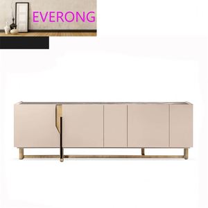 High Quality Light Luxury Minimalist Modern Baking Lacquer Craft Sideboard