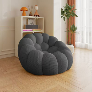 <span class=keywords><strong>Fauteuil</strong></span> pouf moderne en forme <span class=keywords><strong>de</strong></span> bulle, canapé surdimensionné, <span class=keywords><strong>fauteuil</strong></span> inclinable individuel, <span class=keywords><strong>fauteuil</strong></span> incurvé paresseux, revêtement en tissu, <span class=keywords><strong>mousse</strong></span> haute densité - Product Image 2