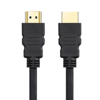 Câble HDMI 2.0 4K 60Hz 1,5m plaqué or coaxial mâle-mâle haute vitesse pour home cinéma, DVD, HDTV, projecteur
