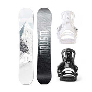 <span class=keywords><strong>Snowboard</strong></span> plat adulte avec fixations pour les sports d'hiver all-mountain Sandwich Fast Performance Logo Equipment Freeride Rockered - Product Image 4