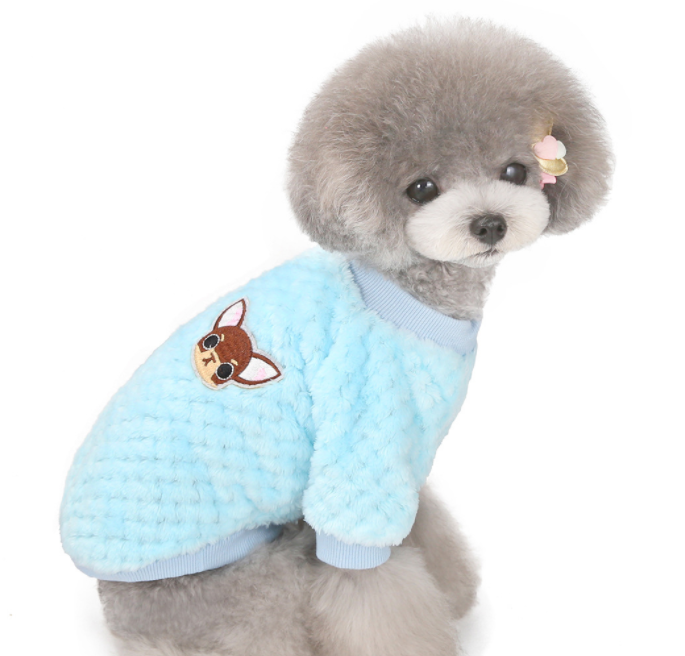 Wholesale Nice Quality Latest Design Luxury Lovely Funny Soft Warm Dog Plain Sweaters Pet Small Dog Clothes