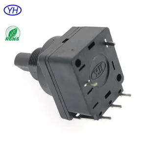 Yuwah Nhà Máy Nhà Sản Xuất 200K 250K 300K 470K 500K Ohm 16Mm Potentiometer Với Đánh Giá Cao Chuyển Đổi Và UL Giấy Chứng Nhận