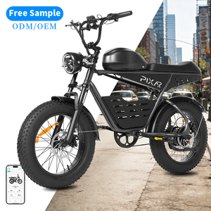 Bicicleta Eléctrica de Montaña PIXAR SuperV de Alta Potencia con Llantas Gruesas, Tipo Chopper, con Pedales - Product Image 1