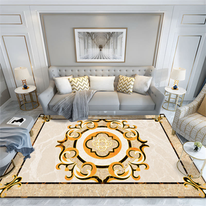 Tapis d'extérieur rectangulaire à motif floral, style traditionnel, résistant à l'eau, en polypropylène, à poils plats, pour usage domestique - Product Image 5