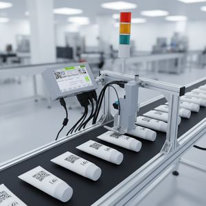 T220ES-Y1 TIJ Tintenstrahldrucker Kann Daten, Fälschungssichere Codes, Logos für Tuben/Hautpflegeprodukte/Verpackungsbeutel Drucken - Product Image 1