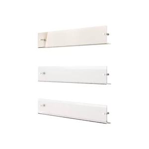 رف حائط عصري صديق للبيئة من الأكريليك الشفاف بتصميم مستطيل قابل للفصل لتزيين غرفة المعيشة والمكتب - Product Image 4