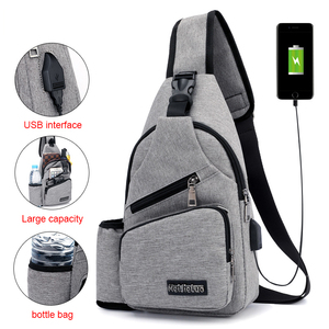 Riñonera deportiva de diseño Popular para hombre, bolso para el <span class=keywords><strong>pecho</strong></span> y el <span class=keywords><strong>hombro</strong></span>, para viajes al aire libre - Product Image 3