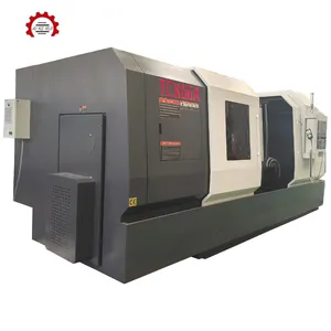 CHINA 공급 HORIZONTAL 슬랜트 DEB CNC 선반 라인 가이드 웨이 전체 형태 cnc 선반 기계 2 축 cnc 선반 TCK66A/2000