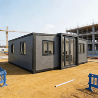 Maison modulaire extensible de 2 à 4 chambres en conteneur, habitation moderne pour séjour panoramique et boutique éphémère