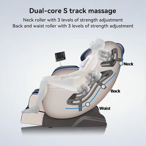 Ganzkörper-Massagesessel mit Dual-Core-Track-Shiatsu-<span class=keywords><strong>Massage</strong></span>, Zero-Gravity-Funktion, App- und LCD-Steuerung für unteren Rücken und Wade - Product Image 4