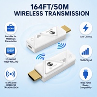Émetteur et récepteur HDMI sans fil, 164 pieds/50 m, Plug & Play |   Pas de WiFi/application/Bluetooth